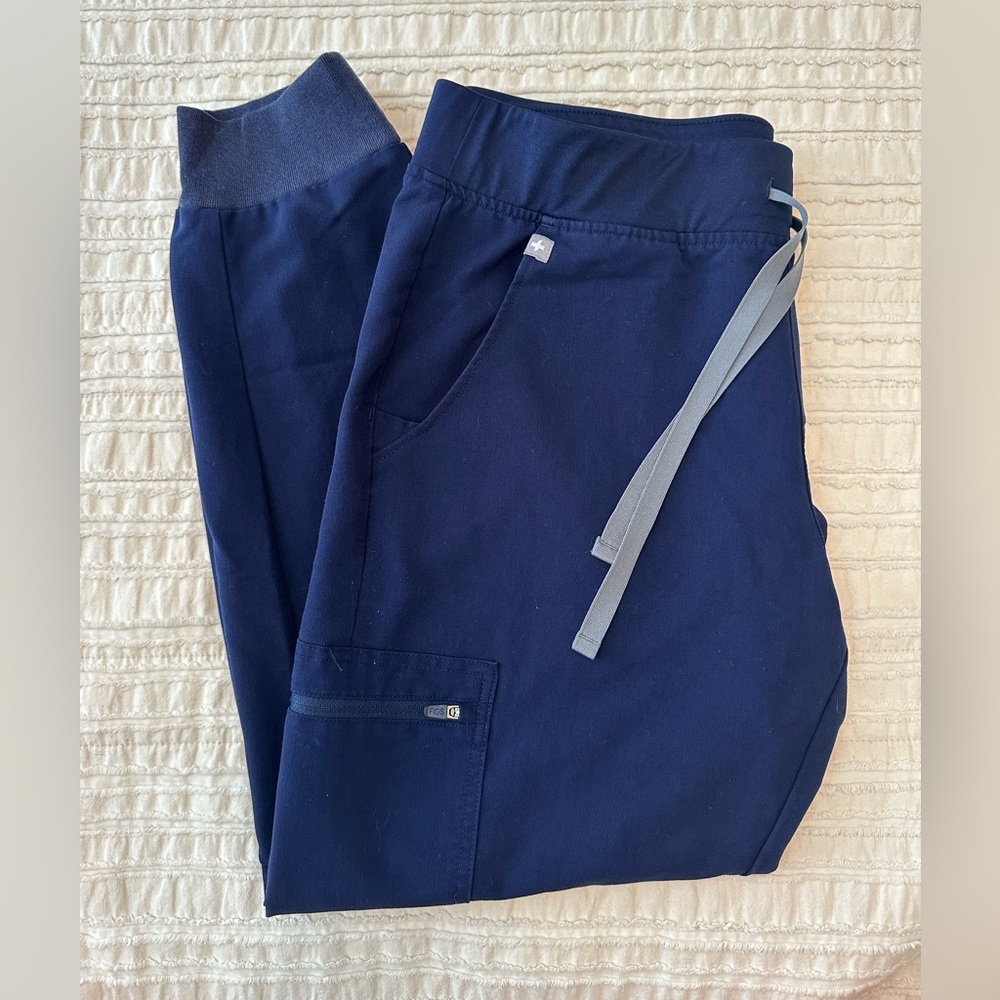 Figs Navy Blue Zamora Joggers Medium